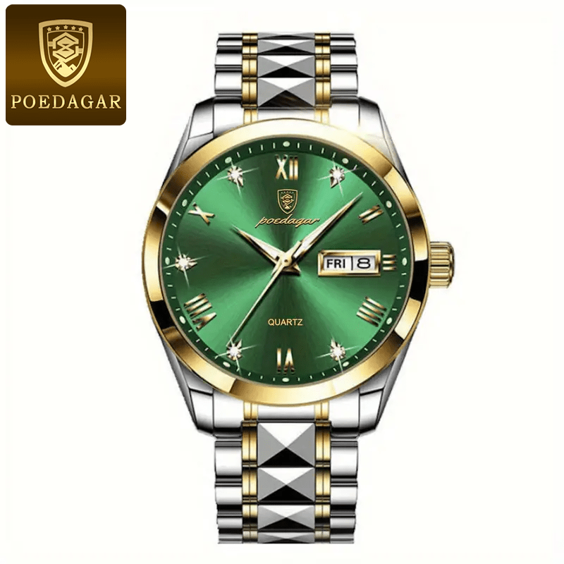 PDG Emerald Prestige – Luxuriöse Edelstahl-Herrenuhr