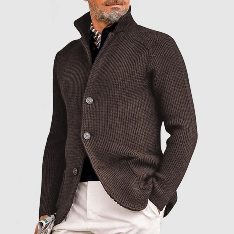 Luca™ - Elegante Strickjacke mit Revers für Herren