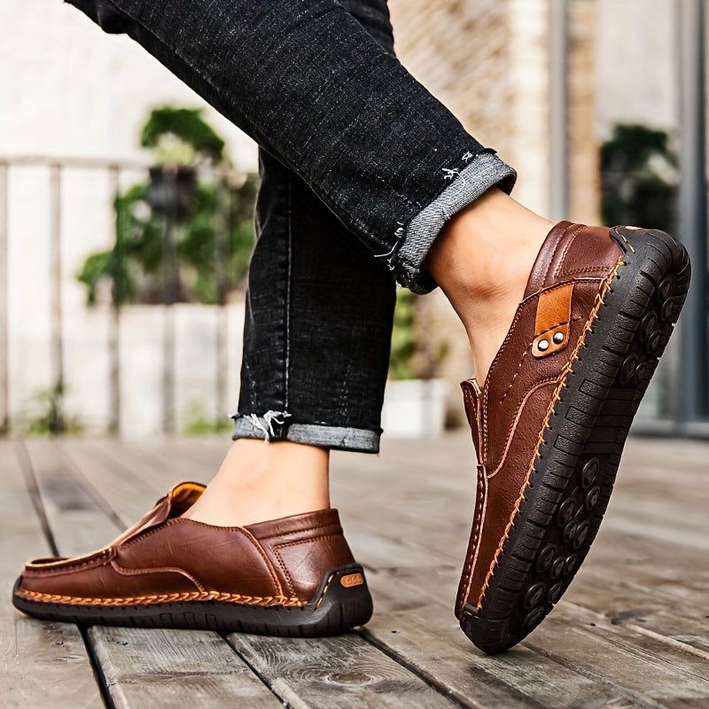 Tim™ Orthopädische Freizeit-Loafer aus Leder