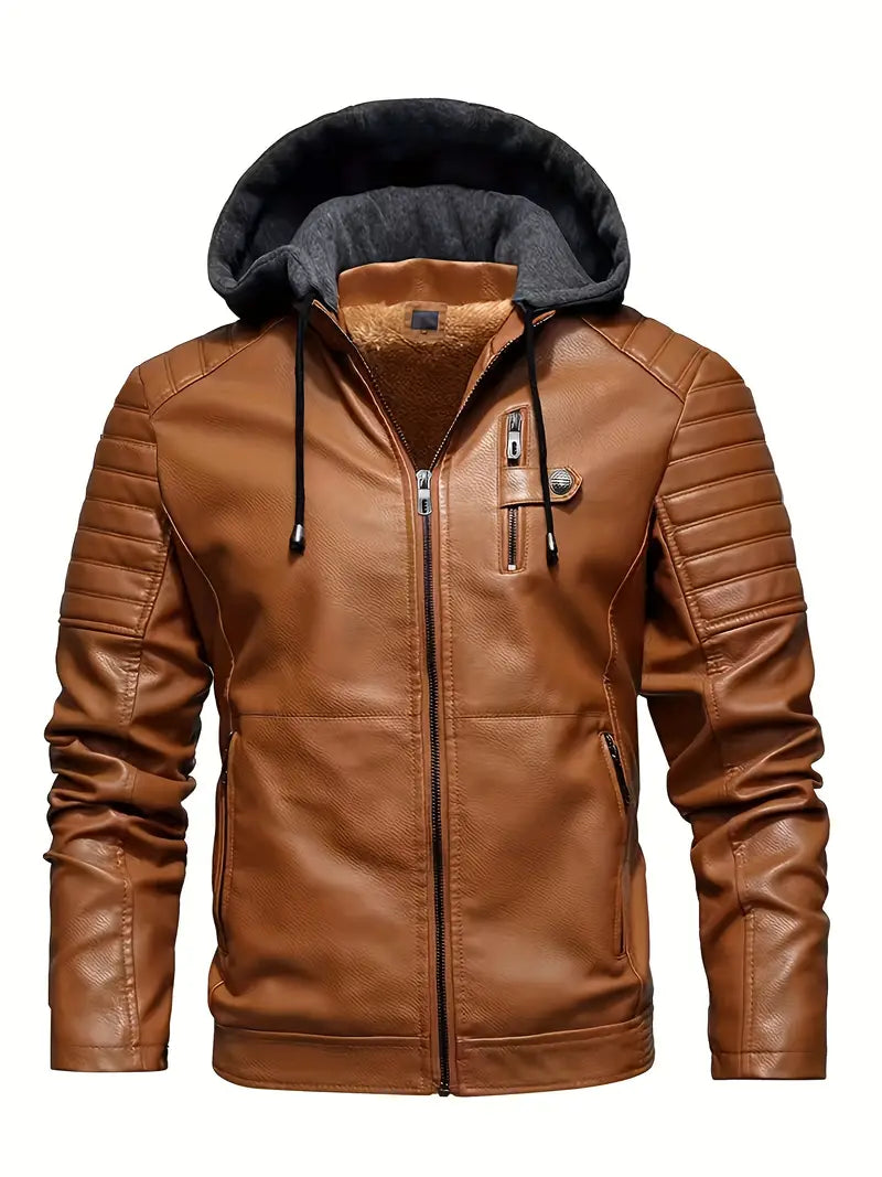 Tim™ -Die Stilvolle Winterlederjacke