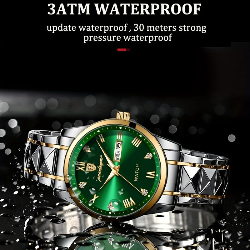 PDG Emerald Prestige – Luxuriöse Edelstahl-Herrenuhr