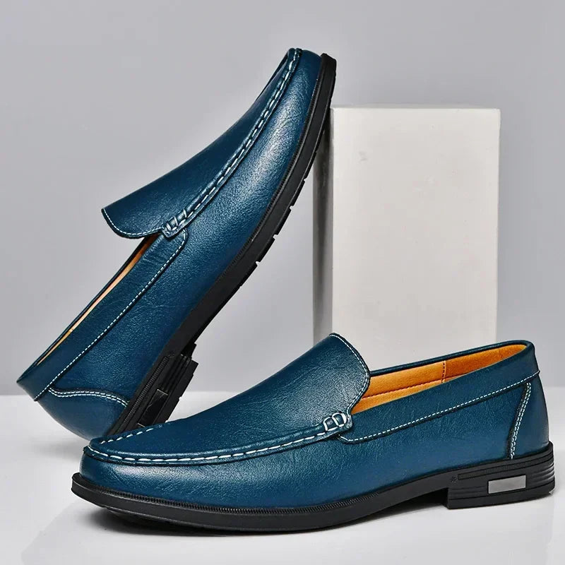 Tim™ – Glänzende Leder-Loafer