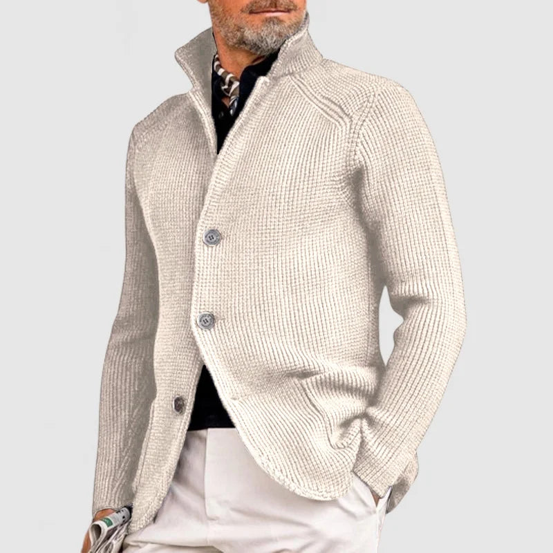 Luca™ - Elegante Strickjacke mit Revers für Herren