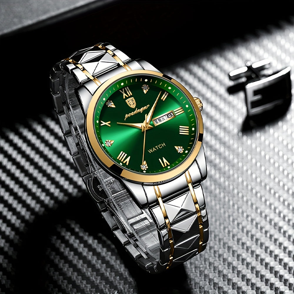 PDG Emerald Prestige – Luxuriöse Edelstahl-Herrenuhr