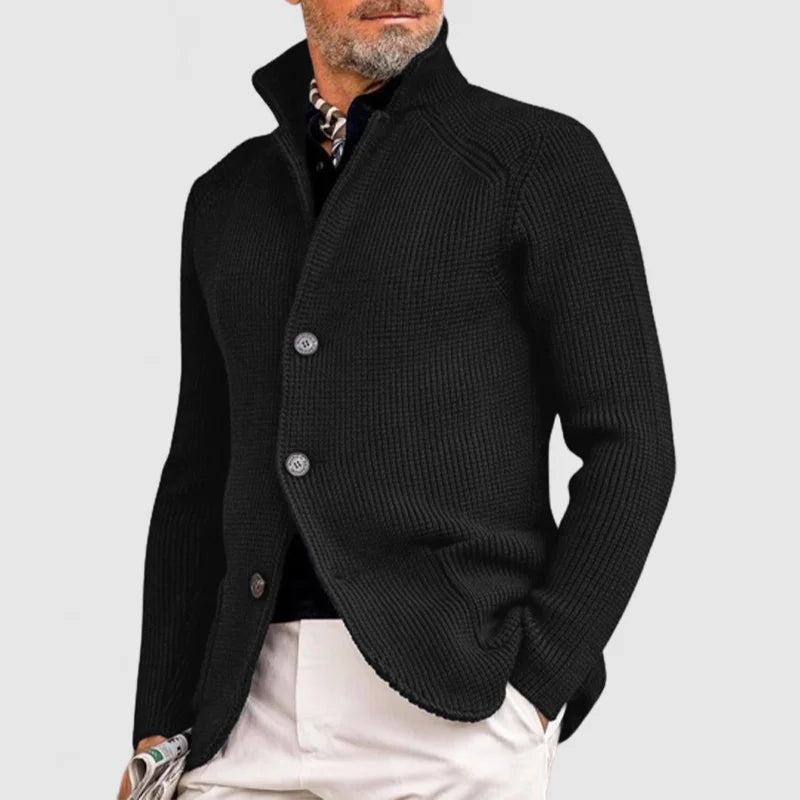 Luca™ - Elegante Strickjacke mit Revers für Herren