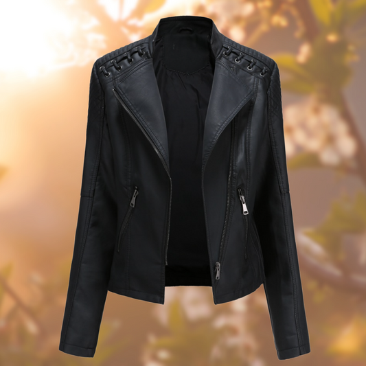 Chris™ Die elegante vegane Lederjacke