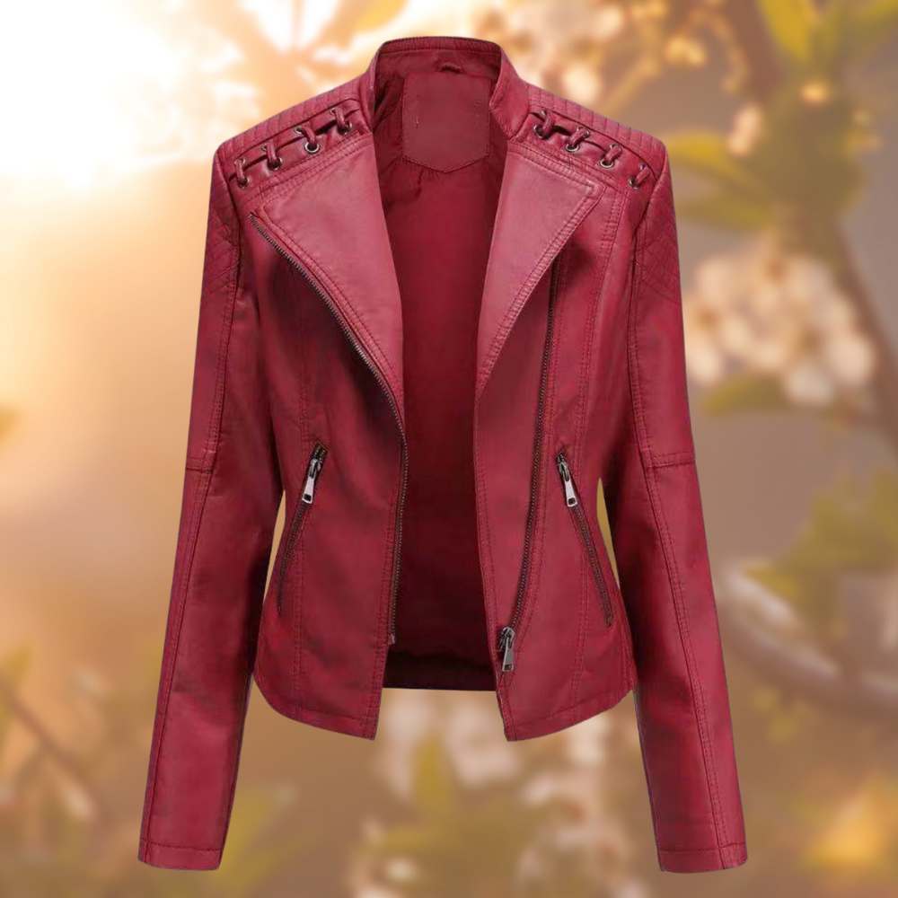 Chris™ Die elegante vegane Lederjacke