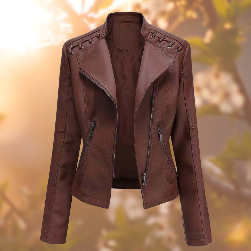 Chris™ Die elegante vegane Lederjacke