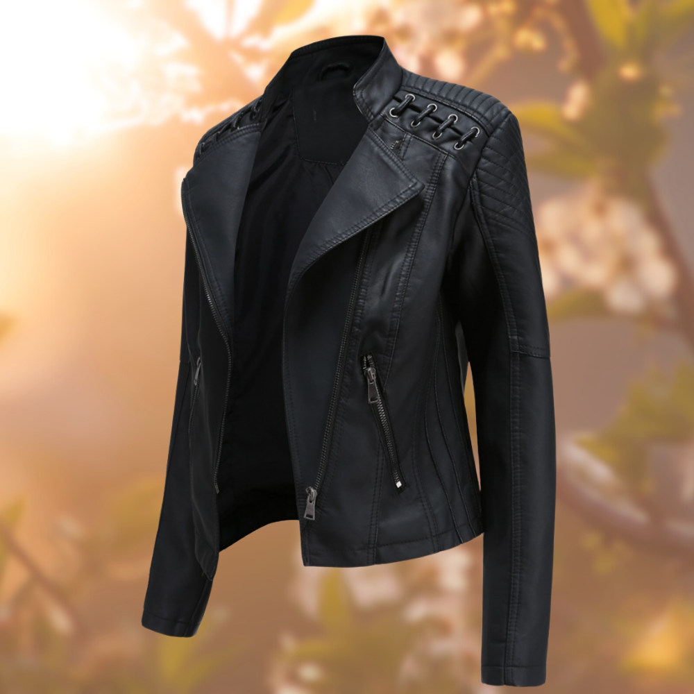 Chris™ Die elegante vegane Lederjacke