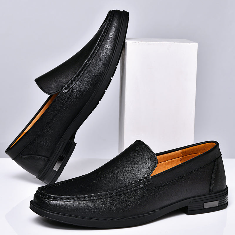 Tim™ – Glänzende Leder-Loafer