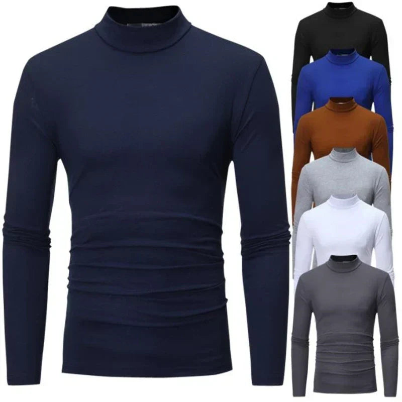 Leon™ – Klassischer schmaler Rollkragenpullover