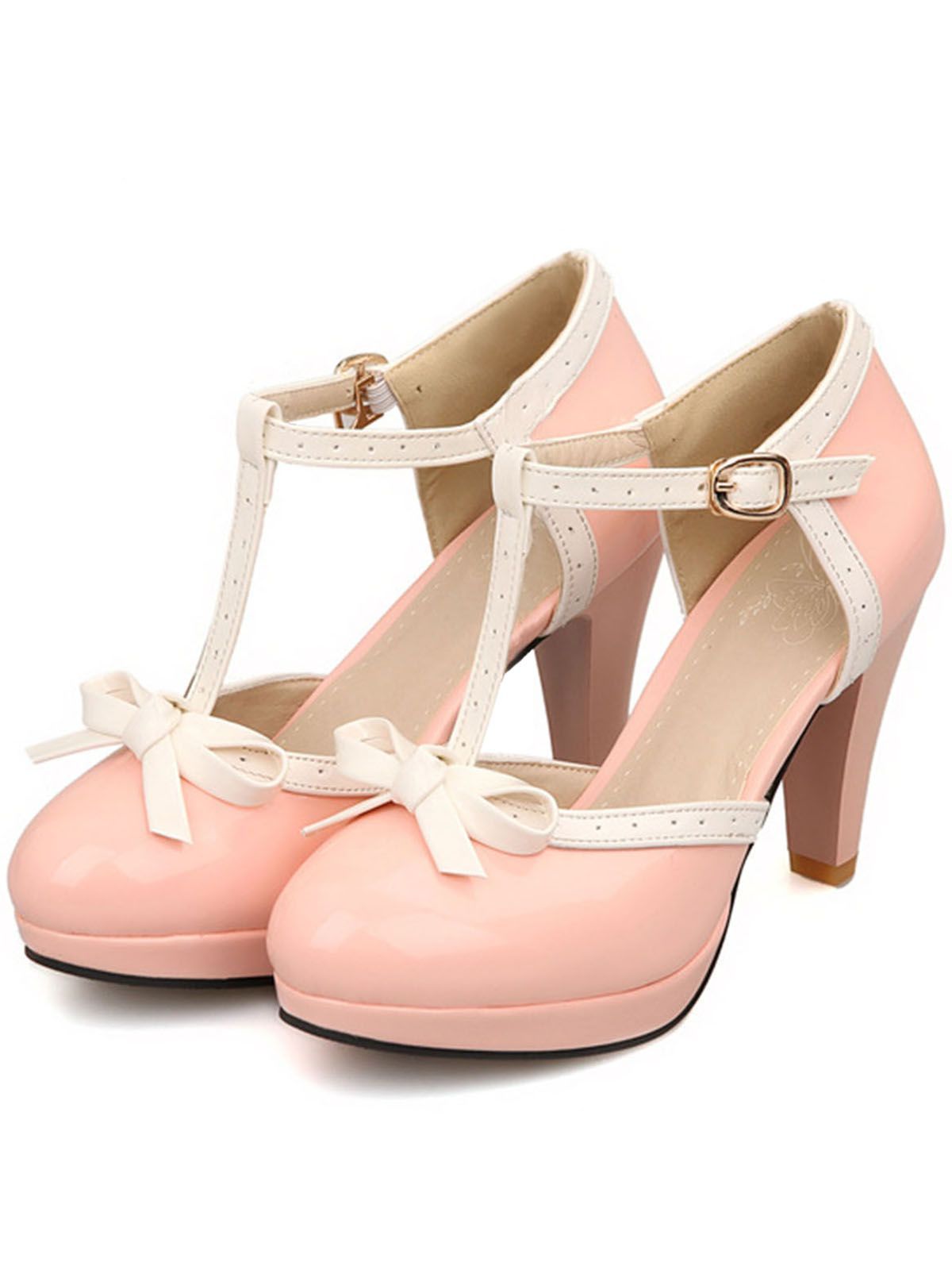 VINTAGE BOW HIGH HEEL SANDALS