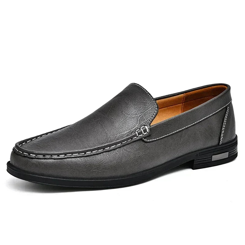 Tim™ – Glänzende Leder-Loafer