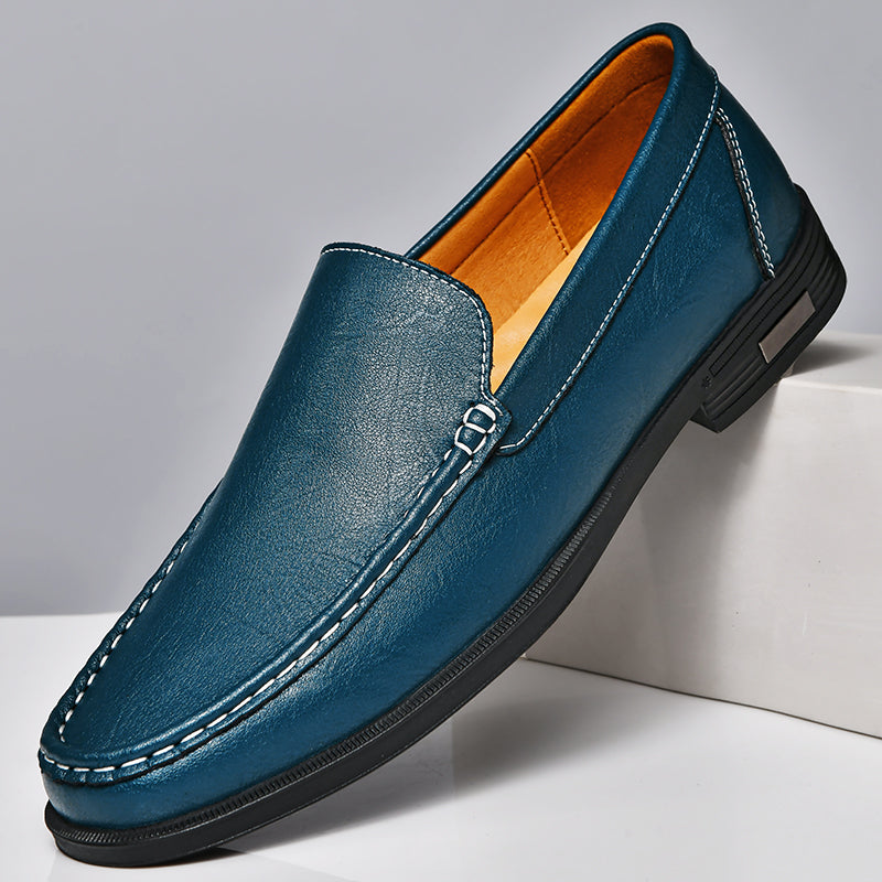 Tim™ – Glänzende Leder-Loafer