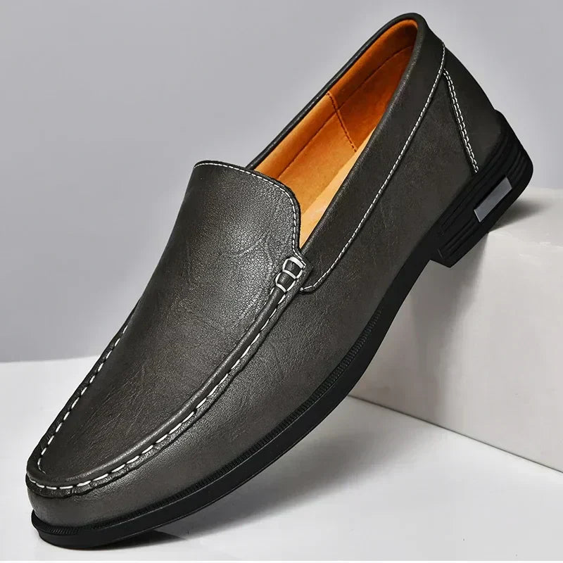 Tim™ – Glänzende Leder-Loafer