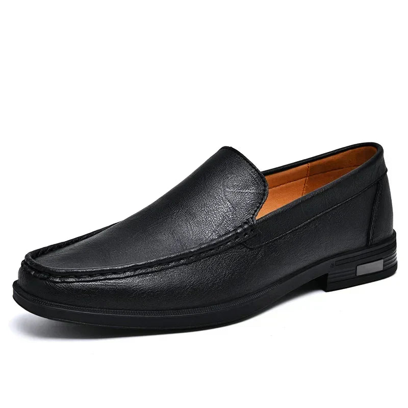 Tim™ – Glänzende Leder-Loafer