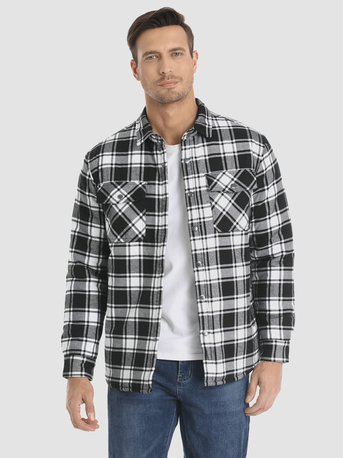 Ben™ - Gestreifte Flanelljacke