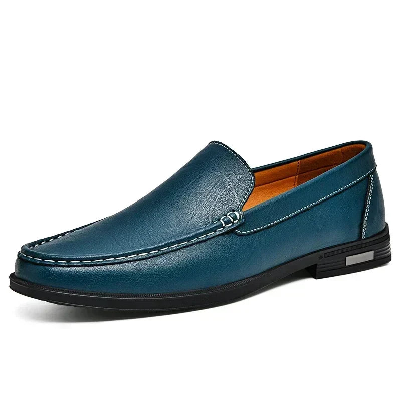 Tim™ – Glänzende Leder-Loafer