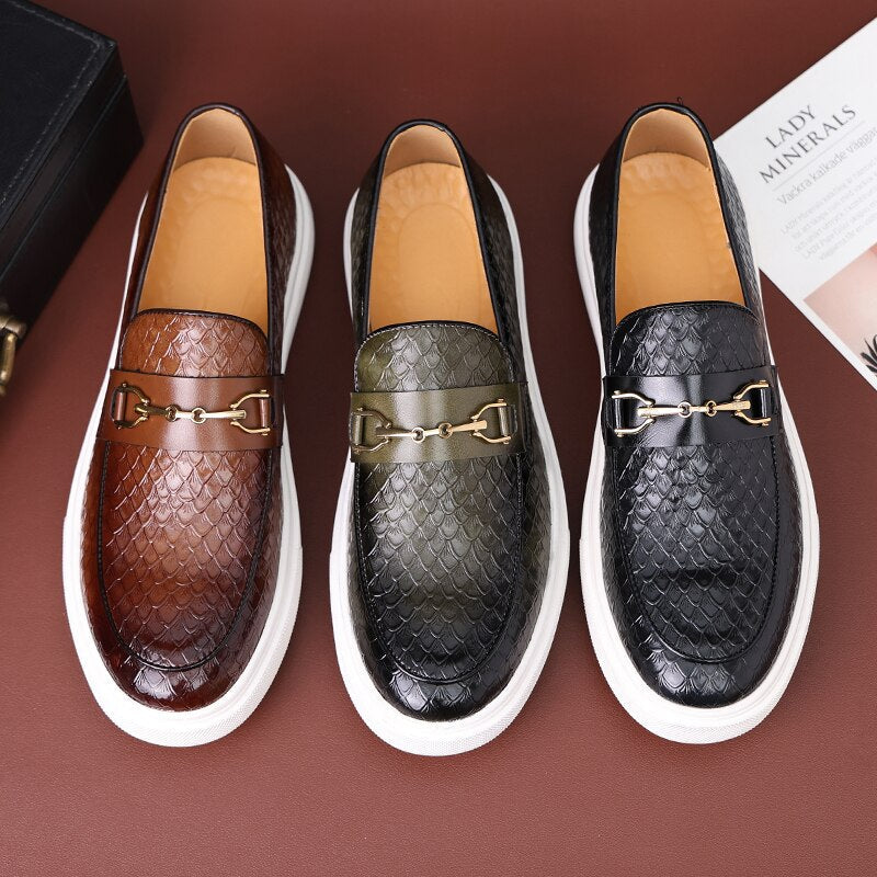 Leon™ - NoirVerde Couture Loafer