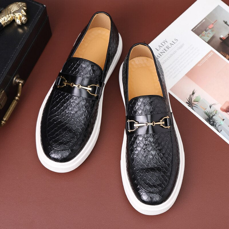 Leon™ - NoirVerde Couture Loafer