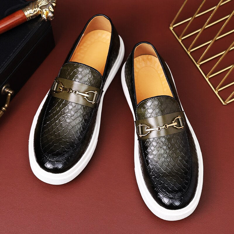 Leon™ - NoirVerde Couture Loafer