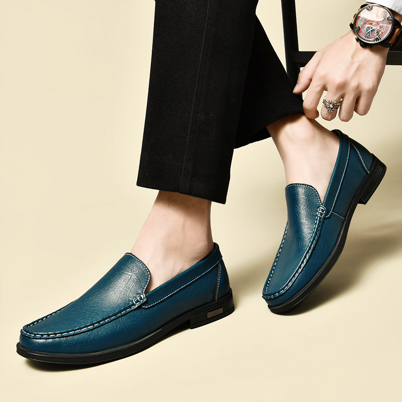 Tim™ – Glänzende Leder-Loafer